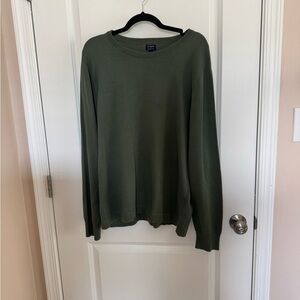 J. Crew Olive Crewneck Sweater